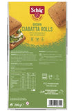 SCHAR Gluten Free Brown Ciabatta Rolls (200g)