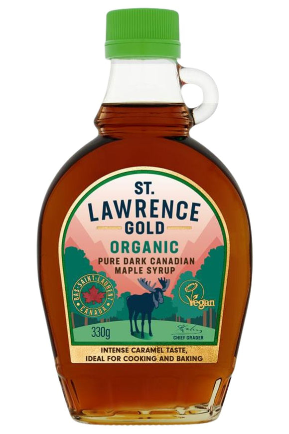 ST LAWRENCE GOLD Pure Organic Maple Syrup Dark (250ml)
