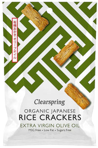 CLEARSPRING Rice Crackers - Extra Virgin Olive Oil (50g)