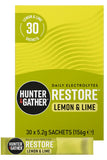 HUNTER & GATHER Restore Electrolyte - Lemon & Lime (30x5.2g sachets)