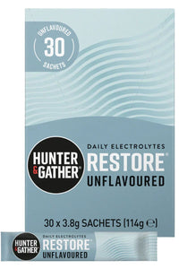 HUNTER & GATHER Restore Electrolyte - Unflavoured (30x3.8g sachets)