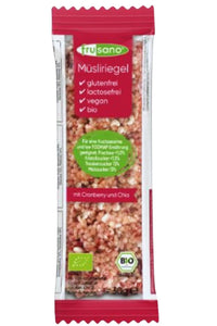 FRUSANO Organic Cranberry and Chia Granola Bar (30g)