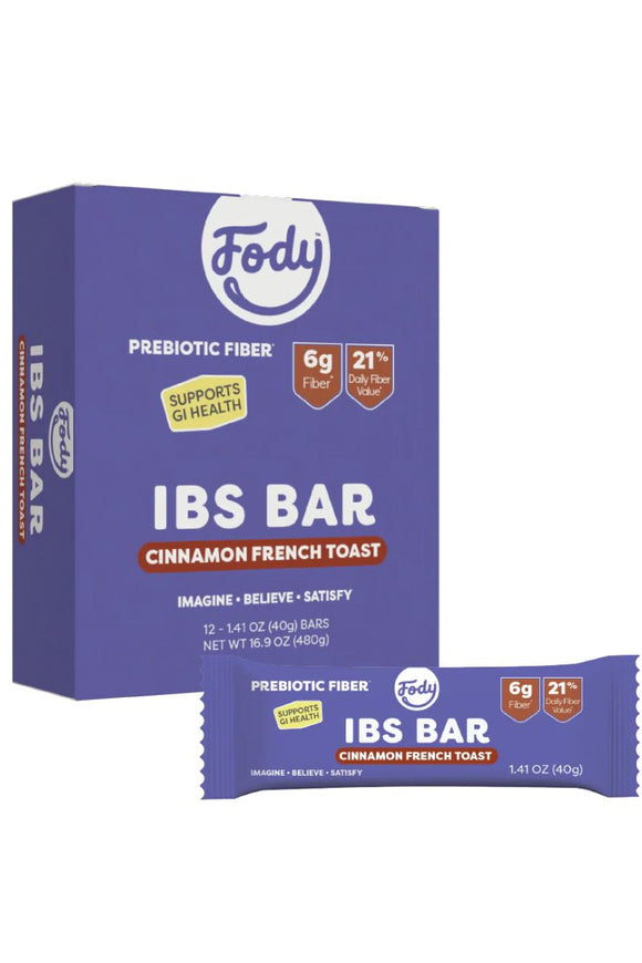 FODY Fiber Bar - Cinnamon French Toast (40g) x 12 [BOX]