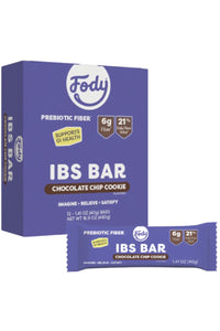 FODY Fiber Bar - Chocolate Chip Cookie (40g) x 12 [BOX]