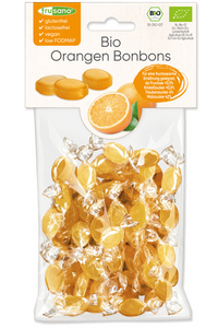 FRUSANO Organic Orange Hard Candies (85g)