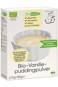 FRUSANO Organic Vanilla Pudding Mix (2x90g)