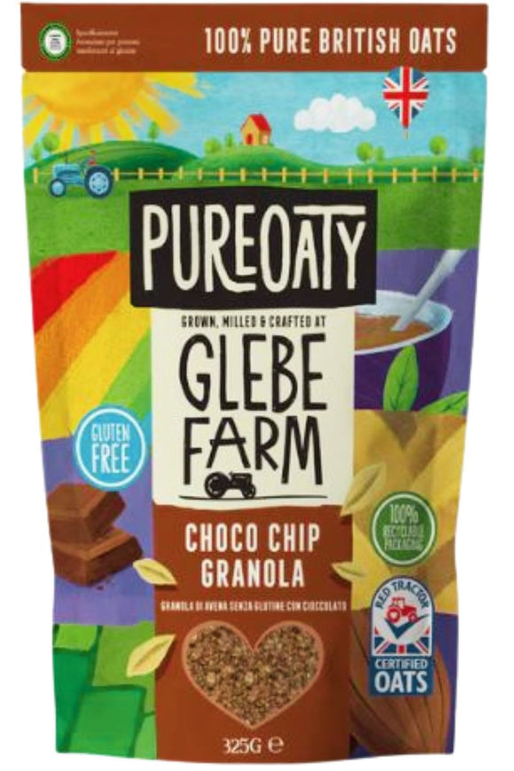 GLEBE FARM Gluten Free Choco Chip Granola (325g)
