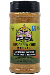 SMOKE N SANITY Green Chili Marinade (255g)