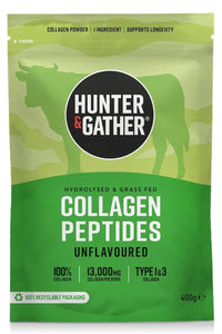 HUNTER & GATHER Unflavoured Bovine Collagen Protein Powder (400g)