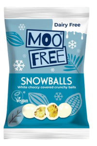 MOO FREE Dairy Free White Choccy Snowballs (35g)