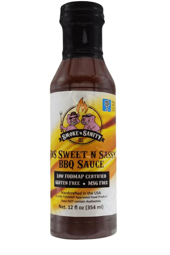 SMOKE N SANITY Sweet N Sassy BBQ Sauce (354ml)