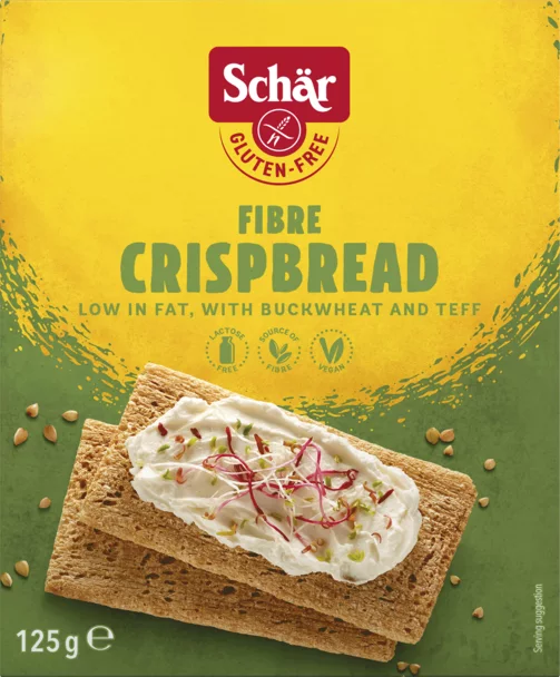SCHAR Gluten Free Fibre Crispbread (125g)