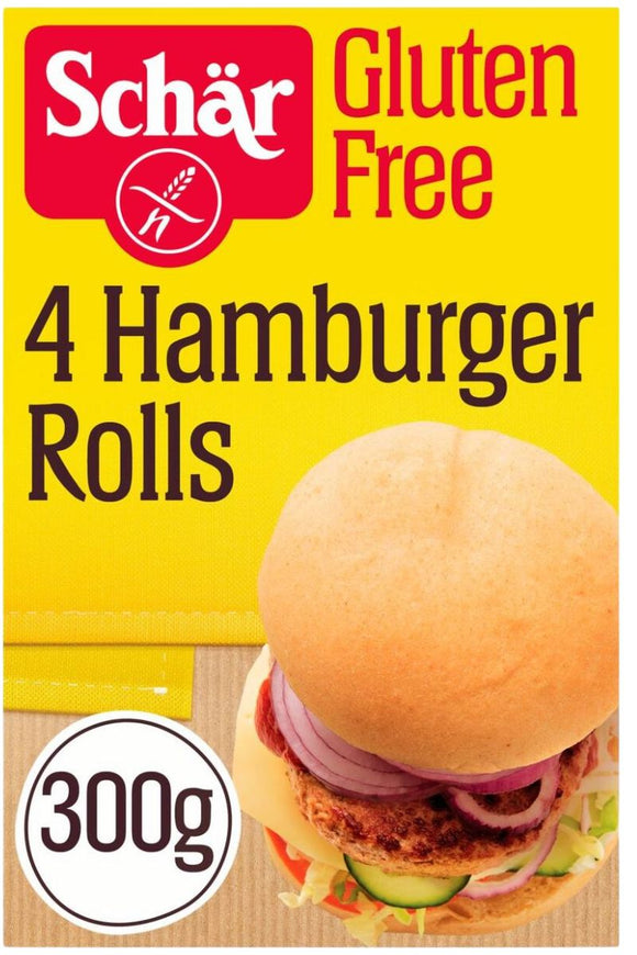 SCHAR Gluten Free 4 Hamburger Buns (300g)