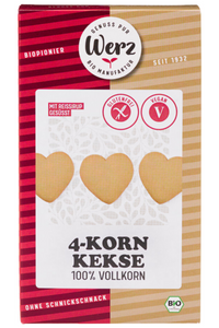WERZ Snack-Organic 4 Grain Biscuits (150g)