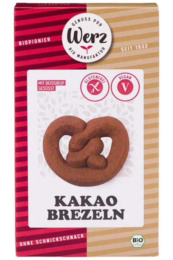 WERZ Snack - Organic Chocolate Pretzel Biscuits (125g)