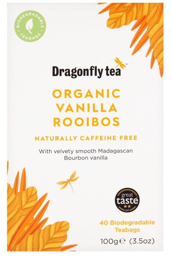 DRAGONFLY Vanilla Roobios Tea (40 per pack)