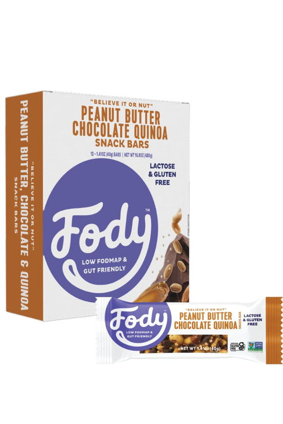 FODY Bar - Peanut Butter Chocolate Quinoa Bar (40g) x 12 [BOX]