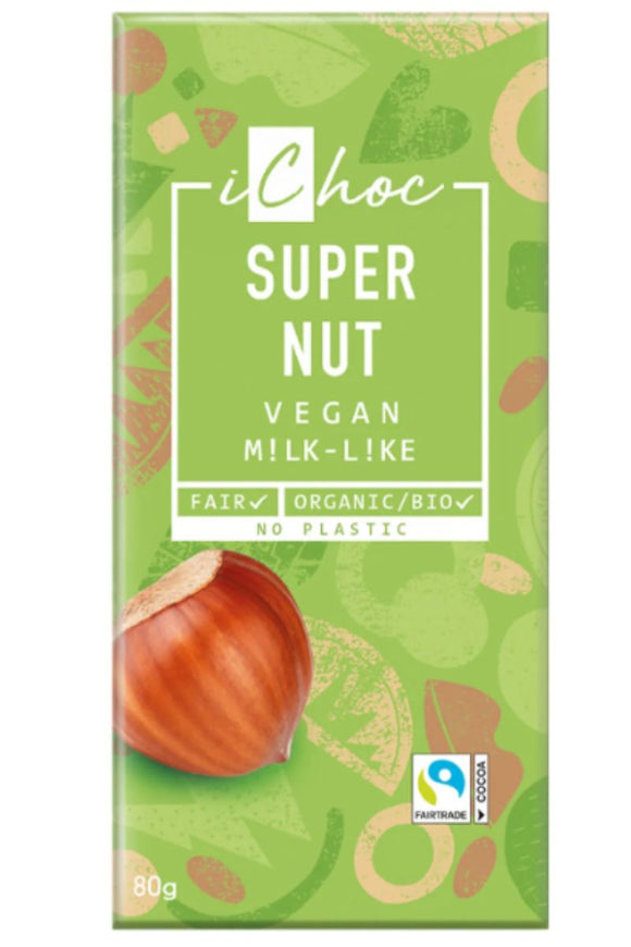 ICHOC Super Nut Chocolate (80g)