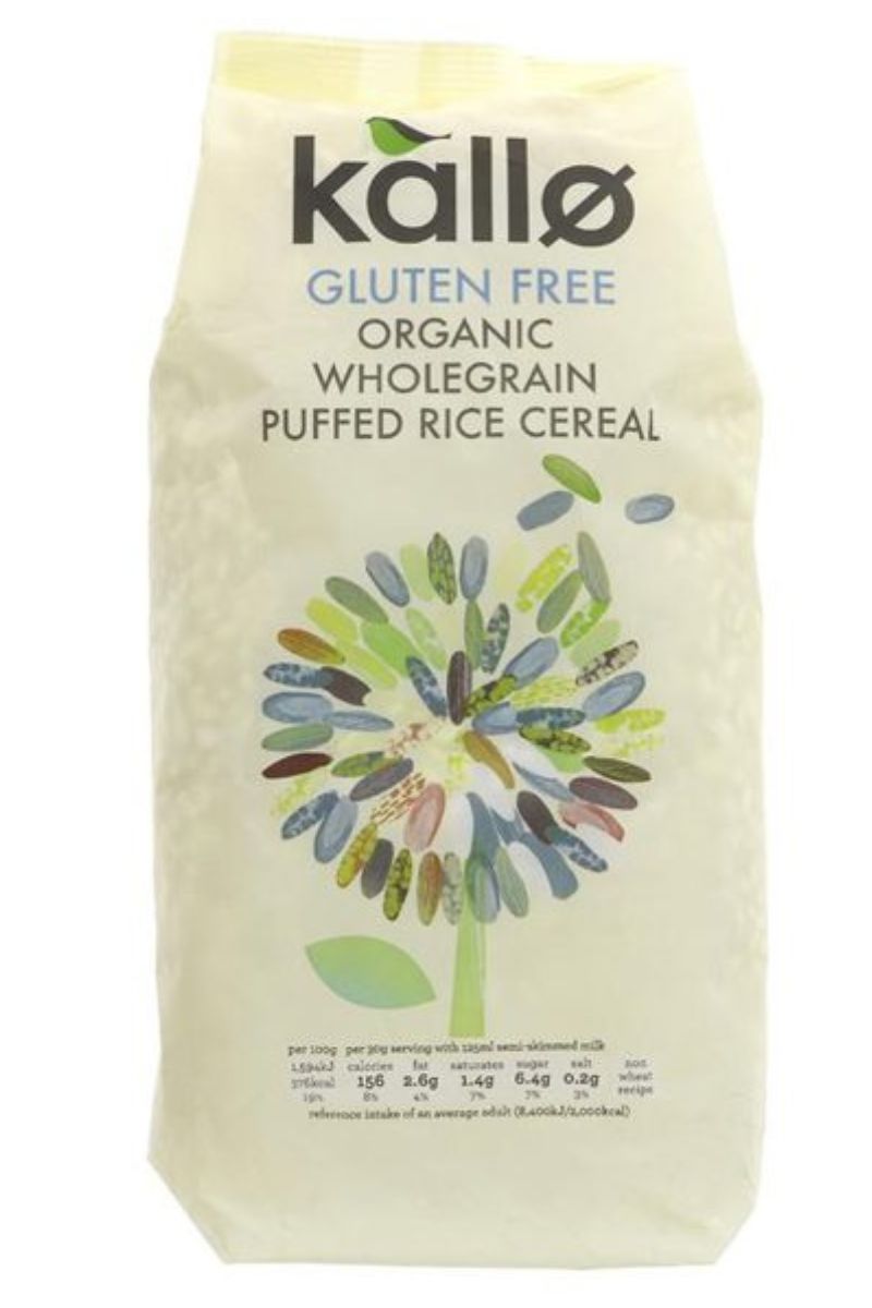 KALLO Cereal - Organic Puffed Rice (225g) – FODMarket Ltd
