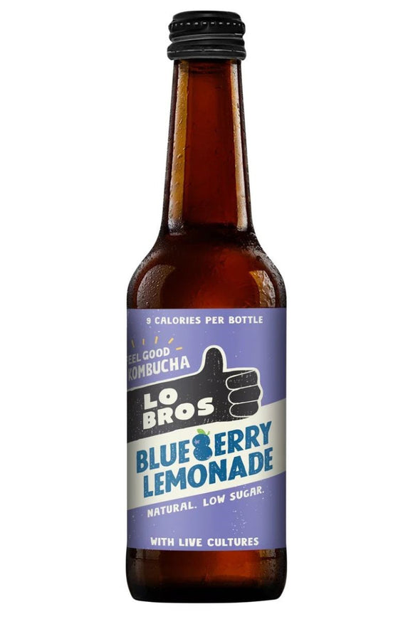 LO BROS Kombucha - Blueberry Lemonade (330ml)