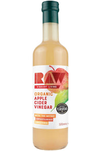 RAW HEALTH Organic Apple Cider Vinegar with The Mother (500ml)