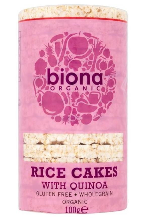 BIONA Organic Rice Cakes with Quinoa (100g)
