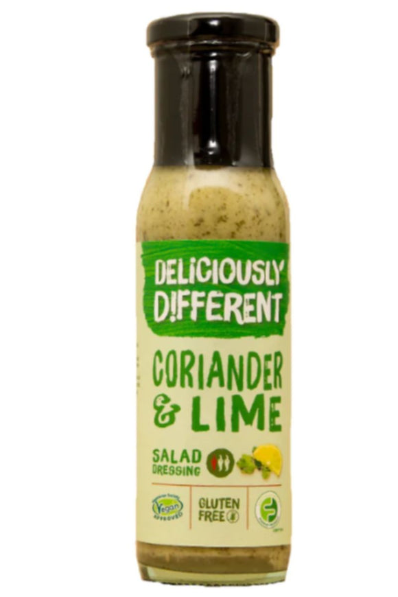 DELICIOUSLY DIFFERENT Salad Dressing - Coriander & Lime (240g)