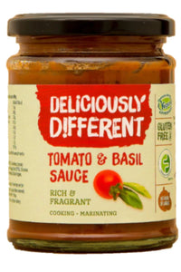 DELICIOUSLY DIFFERENT Sauce - Tomato & Basil (260g)