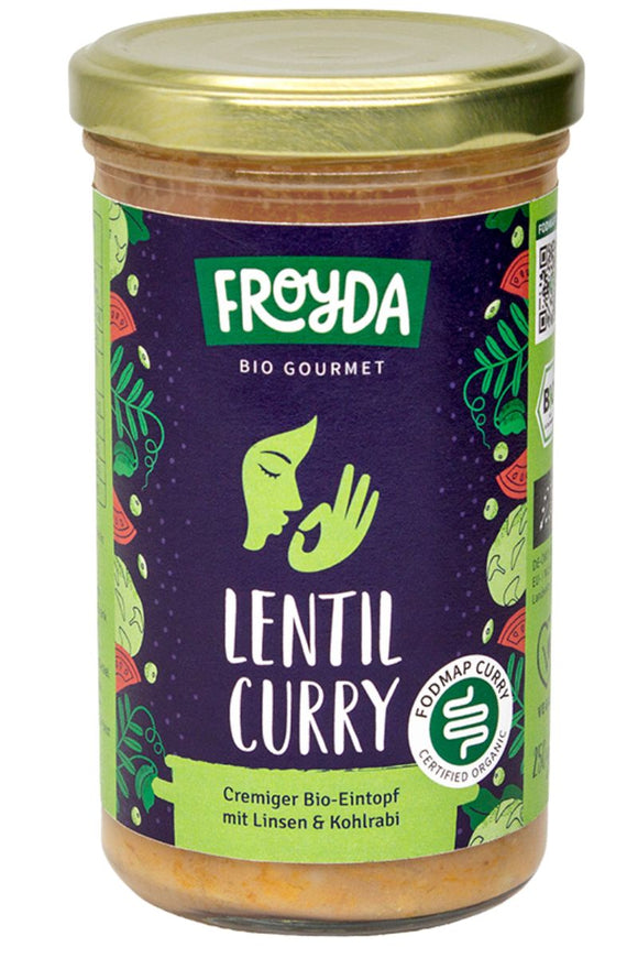 FROYDA Meals - Organic Lentil Curry (250g)