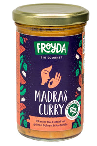 FROYDA Meals - Organic Madras Curry (250g)
