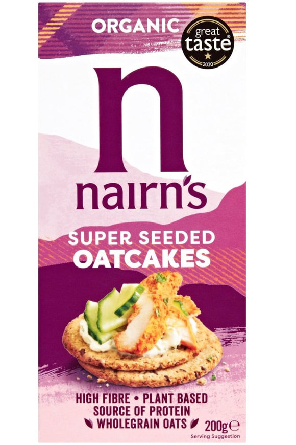 NAIRNS Organic Super Seeded Oatcakes (200g)