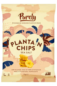 PURELY Plantain Chips  - Sea Salt (75g)