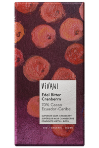 VIVANI Cranberry Dark Chocolate (100g)